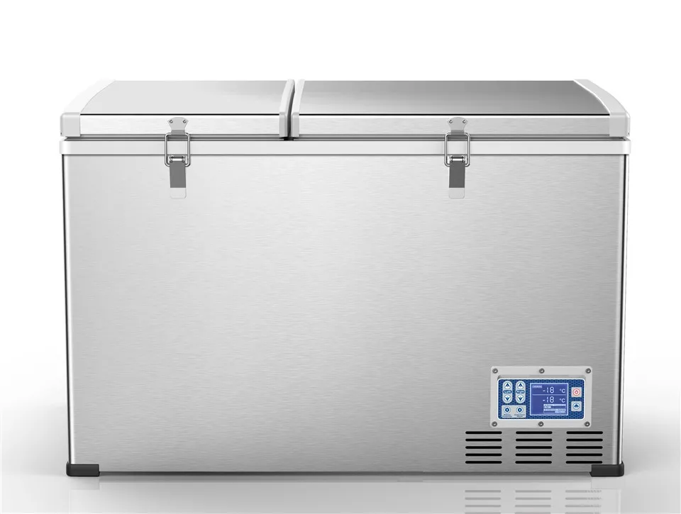 80L\/100L\/125L mellkasi hűtőszekrény dupla ajtó